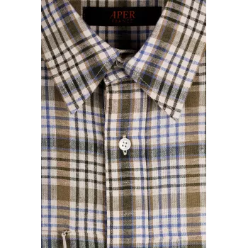 Chemise Manches Courtes à Carreaux Chemise Manches Courtes à Carreaux